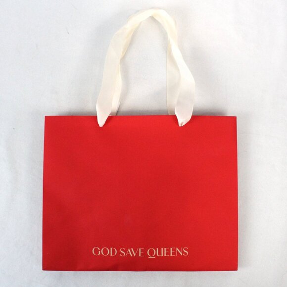 God Save Queens Allure Pearl Bikini Top in White & Black - Size Large - NWT - Picture 8 of 8